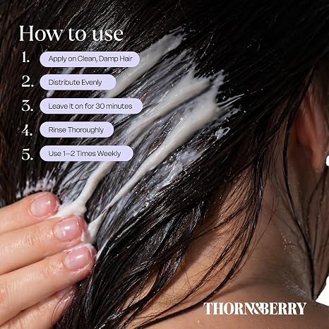 Deep Conditioner For Dry Damaged Hair, Overnight Hair Treatment MaskWith Protein, Keratin, Biotin Collegen Split