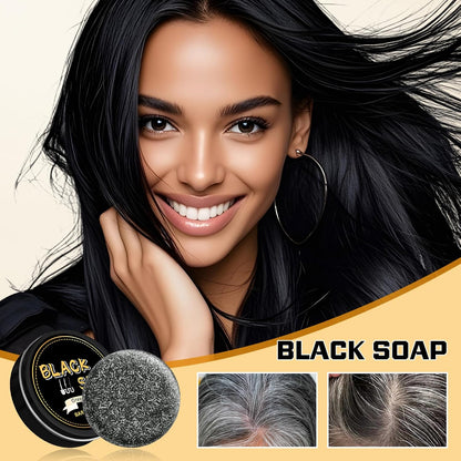 Hair Shampoo Soap Natural Gray Hair Reverse Bar – Deep Cleaning & Nourishing