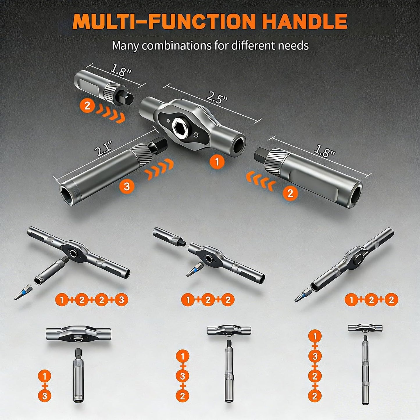 2026 New 24 in 1 Magnetic Ratchet Screwdriver Set