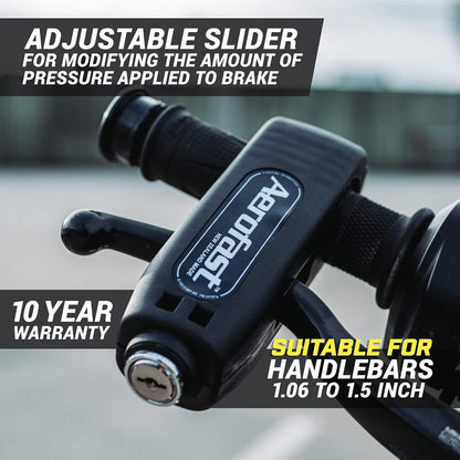 Motorcycle Locks Anti Theft Handlebar Lock Heavy Duty,  for Your Motorbike, ATV, Dirt Bike and Scooter