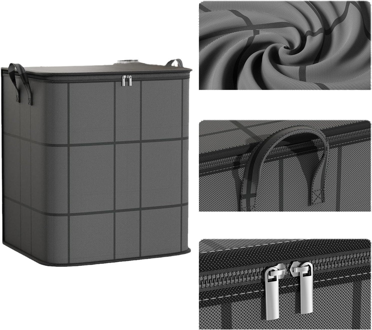 Large Clothes Storage Bag Zippered Moving Container