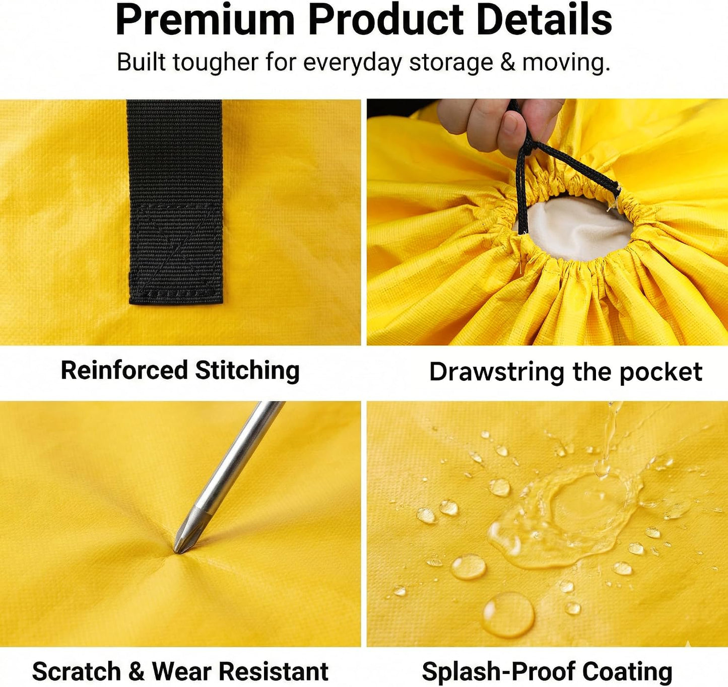 Foldable Waterproof Heavy Duty Large Capacity Moving Bags