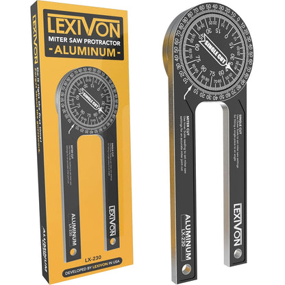7-Inch Rust Proof Angle Finder Featuring Precision Laser Engraved Scales