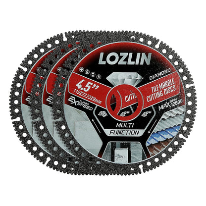 3PCS 4.5" Diamond Blade for Tile Cutting