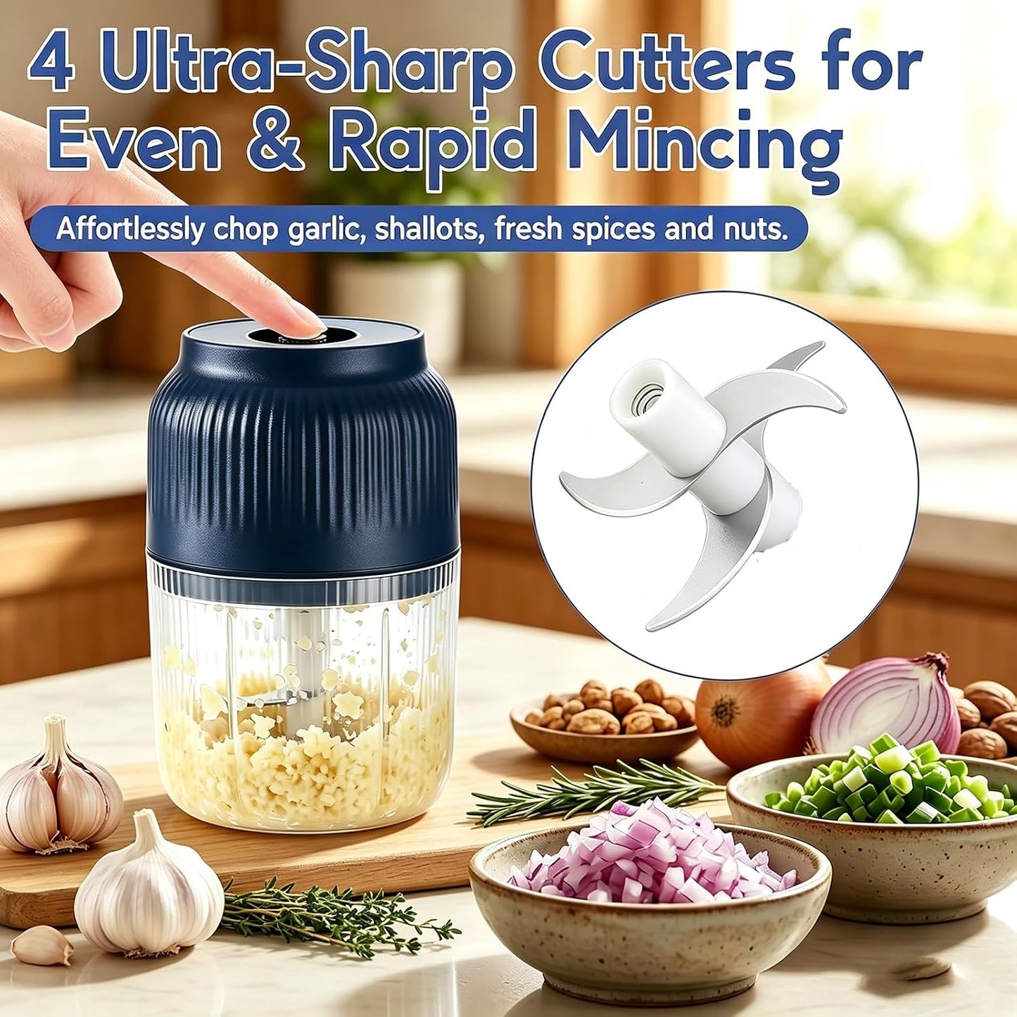 2026 New Mini Food Processor & Food Chopper for Kitchen