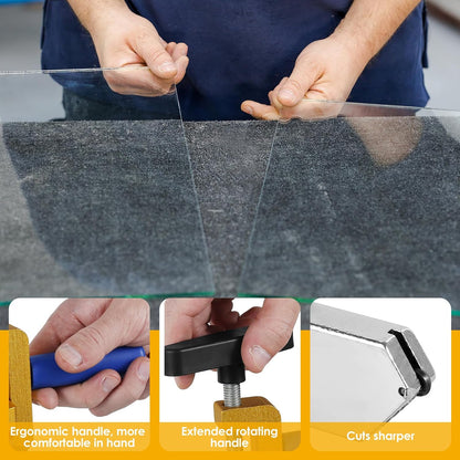 2 in 1 Aluminum Alloy Manual Tile Glass Cutter Tool Kit