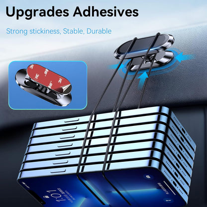 2-Pack Strong Magnetic Phone Holder for Car Dash