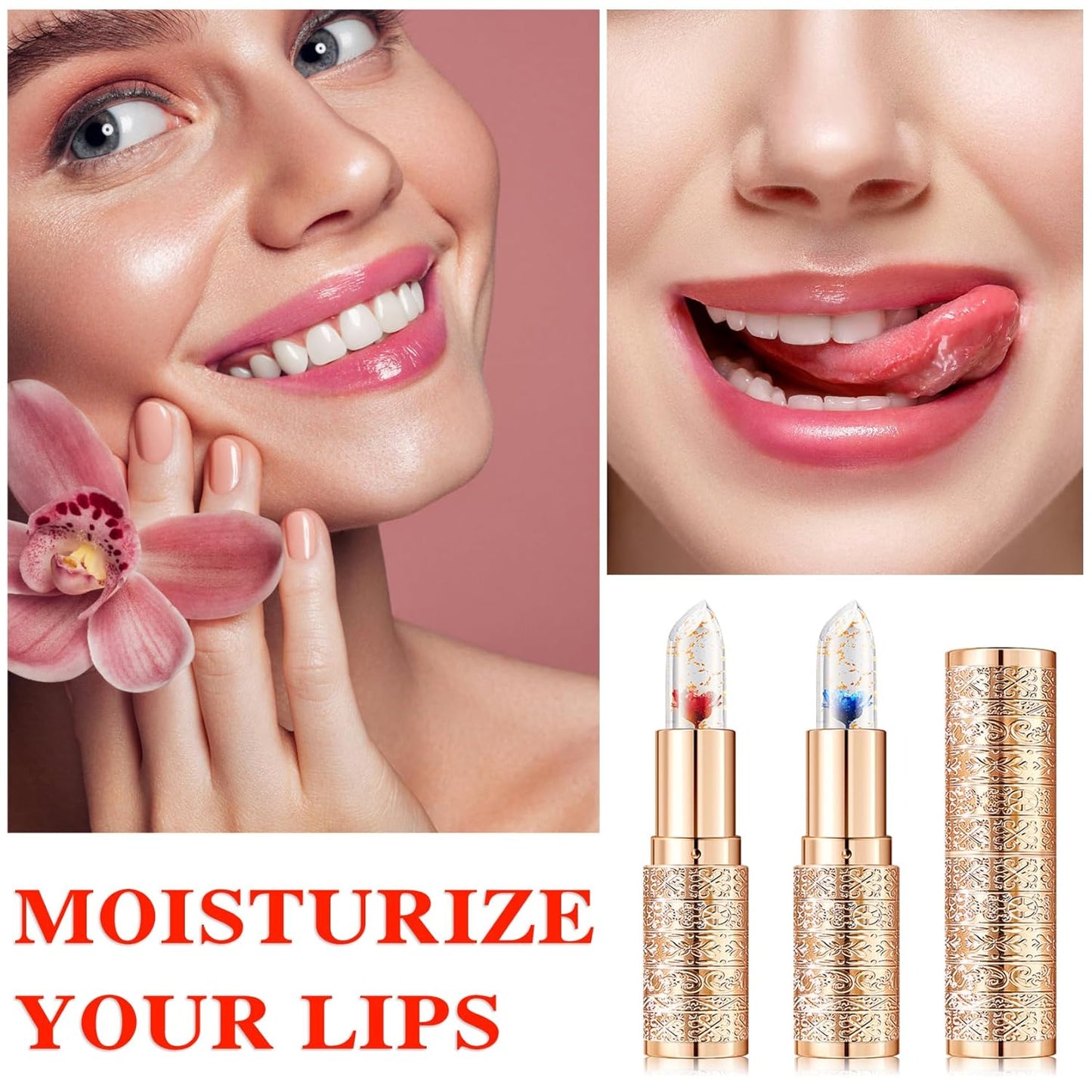 3 Pcs Color Change Long Lasting Nourishing Lipstick