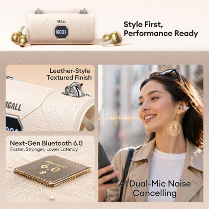 Clip On Earbuds with Detachable Diamond Butterfly Earrings