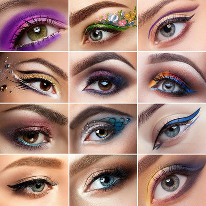 14 Colors Long Lasting Waterproof Eyeliner Pen Set