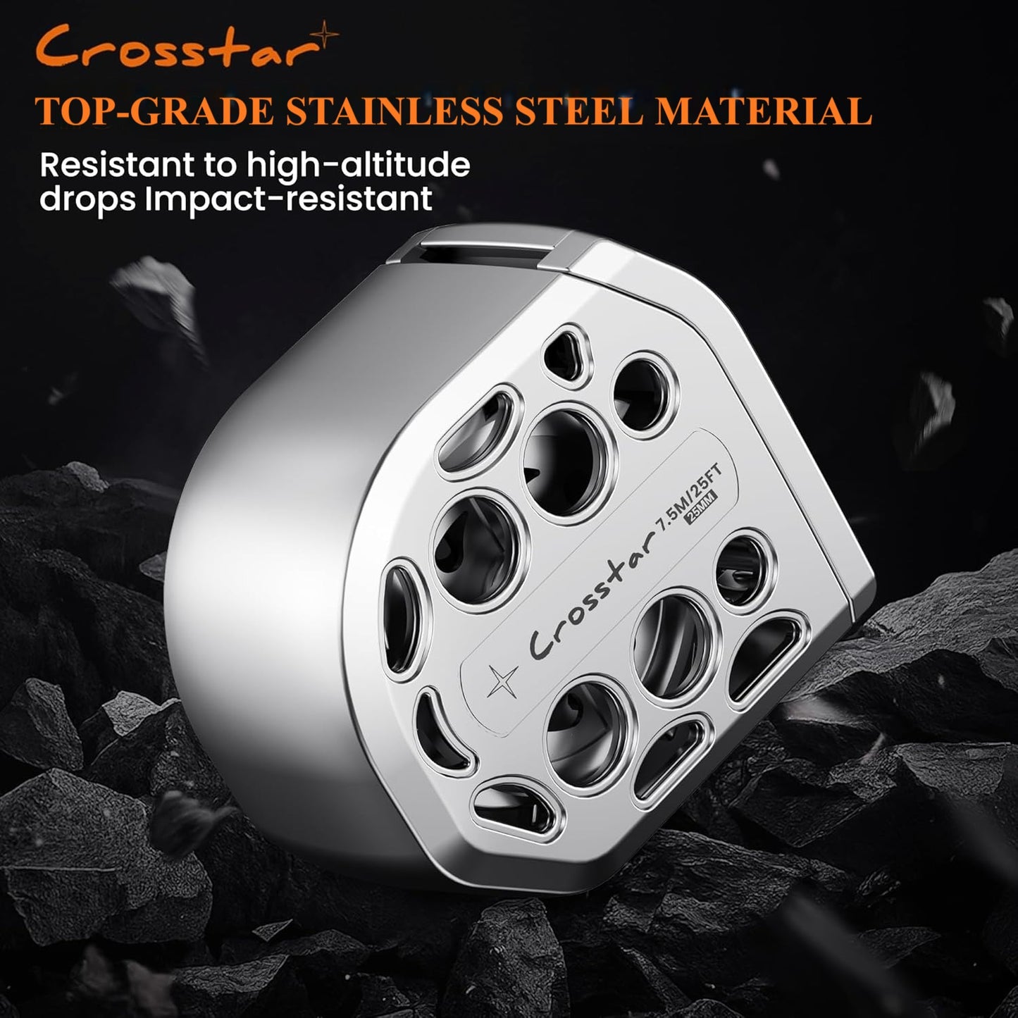 Magnetic Self-Locking Stainless Steel Tape Measure