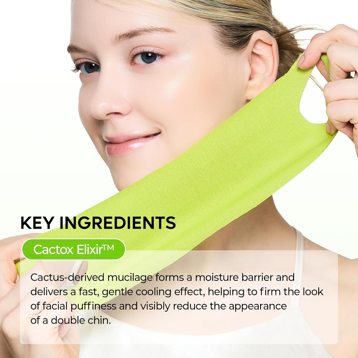 Cactus Collagen V-Shape Lifting Ear-Hook Mask