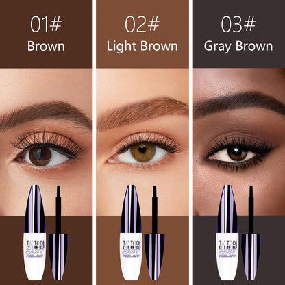 3PCS Easy Peel-Off Eyebrow Gel- QICIY Peel Off Tattoo Eyebrow Eye Brow Tint