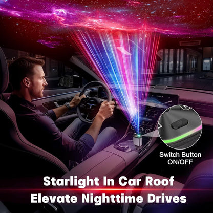 4 in 1 Retractable Car 120W Charger with Starlight