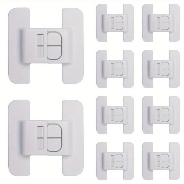 Safety Clip Automatic Lock Refrigerator Door Closers No Punching Universal Baby Anti-opening Device