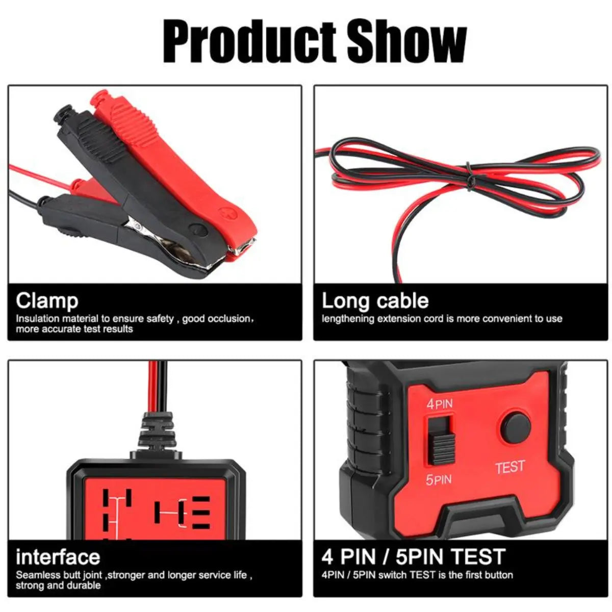 12V/24V Car Relay Tester - Automotive Relay Tester Tool 2026