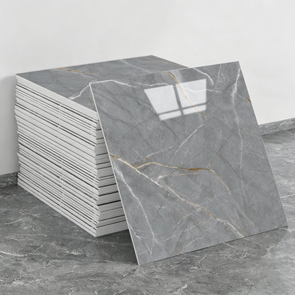 10 PCS Peel and Stick Backsplash Marble Look 12"X12" Self Adhesive Wall Tile