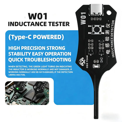 Type-C Inductor Tester Motherboard Coil Detector Electronic Circuit Board Inductance Tester