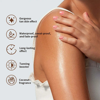 Beauty Cream, Self Tanner Lotion, Quick Tan Breakthrough Solution, Natural Deep, Suitable for All Skins