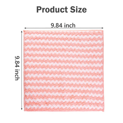 10 Counts Microfiber Cleaning Cloth, Kitchen Towels Absorbent Streak Free Cleaning Towels for Dish Drying Washing