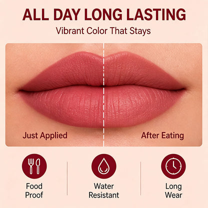 12-Color Matte Lip Liner Pencil Set Smooth Creamy Lip and Eye Liner