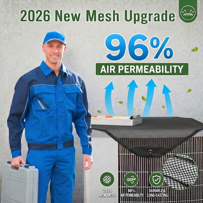 Durable Outdoor Air Conditioner Cover, Waterproof Fabric, Windproof Dustproof Design