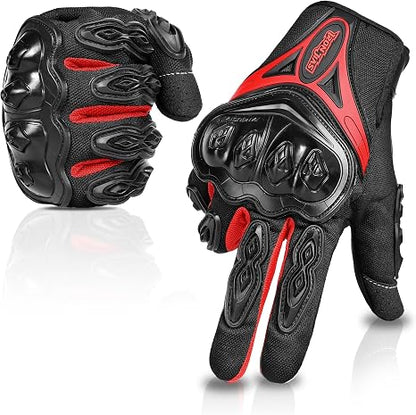 Motorcycle Gloves Full Finger Support Touch Screen Durable for Road Racing Bike
