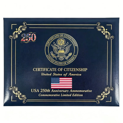 U.S. Citizenship Certificate Protective Sleeve — 250th Anniversary Commemorative Edition