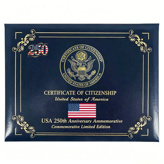 U.S. Citizenship Certificate Protective Sleeve — 250th Anniversary Commemorative Edition