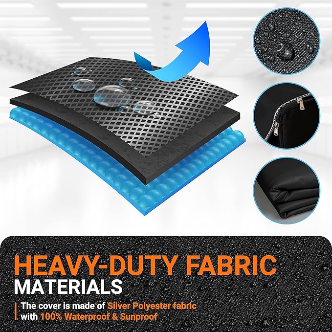 Heavy-Duty Waterproof Anti-UV Washing Machine Cover