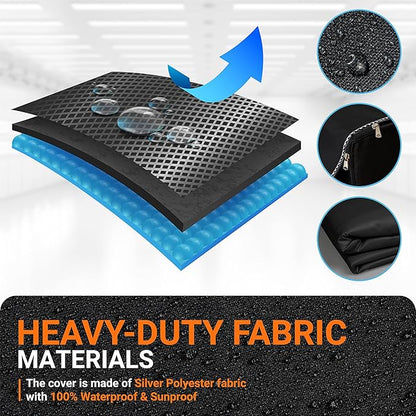 Heavy-Duty Waterproof Anti-UV Washing Machine Cover