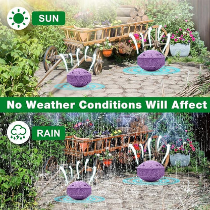 10 Pack Skunk Repellent - Long-Lasting Protection for Yard, Garden, Lawn & Trash Areas