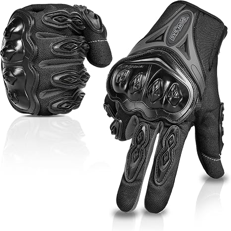 Motorcycle Gloves Full Finger Support Touch Screen Durable for Road Racing Bike
