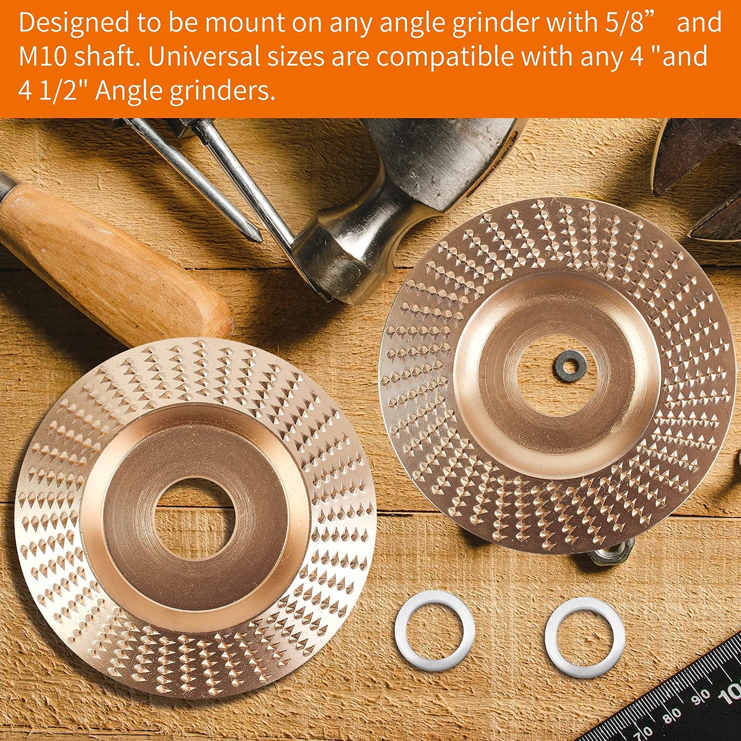3pcs Wood Carving Disc Set Aperture Woodworking Grinding Disc Polishing Wheels