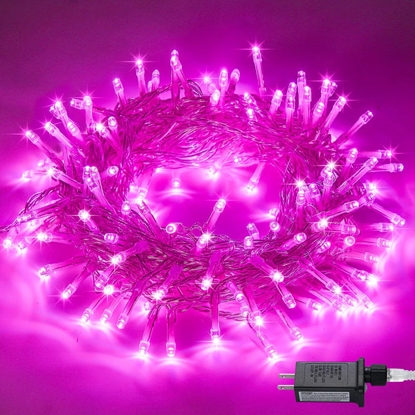 Multicolor String Lights with Timer, 33ft 100 Led Fairy Lights Plug in for Bedroom, Dorm, Yard, Garden, Party