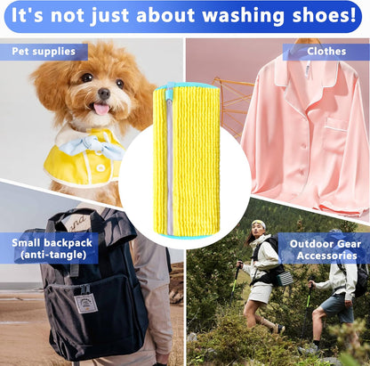 2Pcs Reusable Shoe Washing Machine Bag for Washer and Dryer