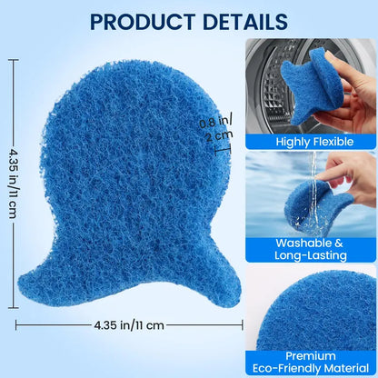 10 PCS Unscented Reusable Deshedding Laundry Balls & Discs
