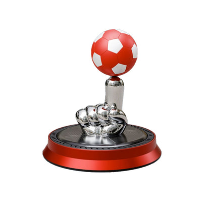 Solar Powered Rotating Soccer Ball Car Air Freshener - Aromatic Diffuser