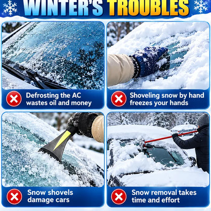 All-Season Car Windshield Snow Cover & SunShade