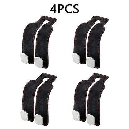 4PCS Car Seat Headrest Hook - Improved Car Seat Back Double Hooks