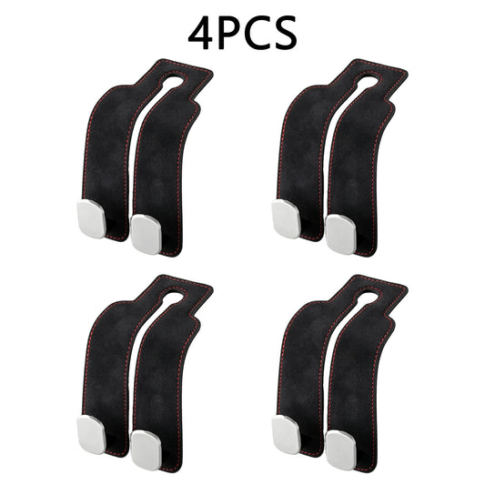 4PCS Car Seat Headrest Hook - Improved Car Seat Back Double Hooks