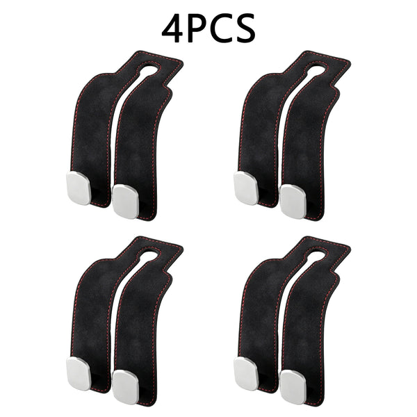 4PCS Car Seat Headrest Hook - Improved Car Seat Back Double Hooks