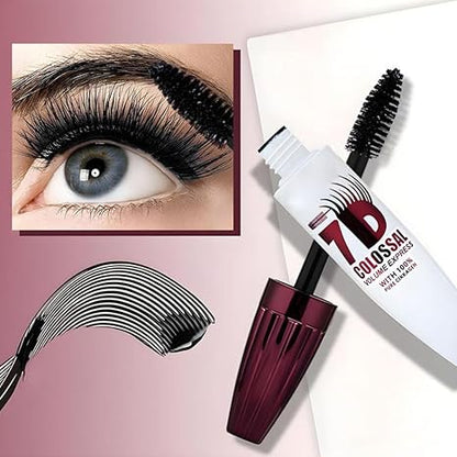 3 PCS 7D Waterproof Mascara - 24H Long Lasting Volume & Curl
