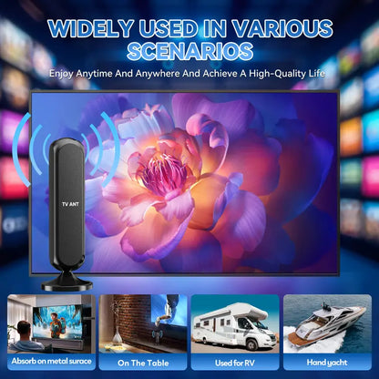 HIDB TV Antenna Digital for Smart TV HD Antena Indoor 4K 360° Signal