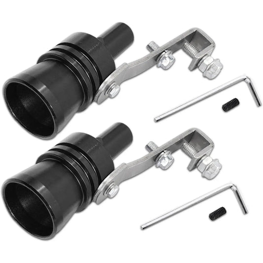 Turbo Sound Whistle Exhaust Muffler, XL Size Aluminum Alloy Universal Turbo