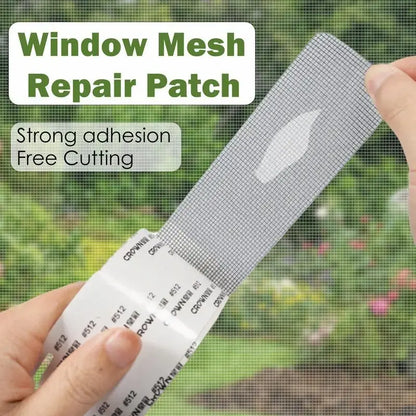Window Screen Repair Tape, Adhesive Gray Screen Repair Strip
