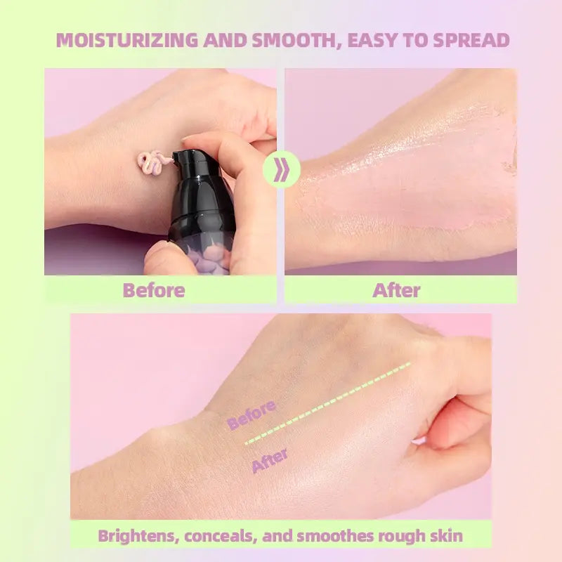 3 In 1Primer for Face Before Makeup,Sunscreen Isolation Cream, SPF 50