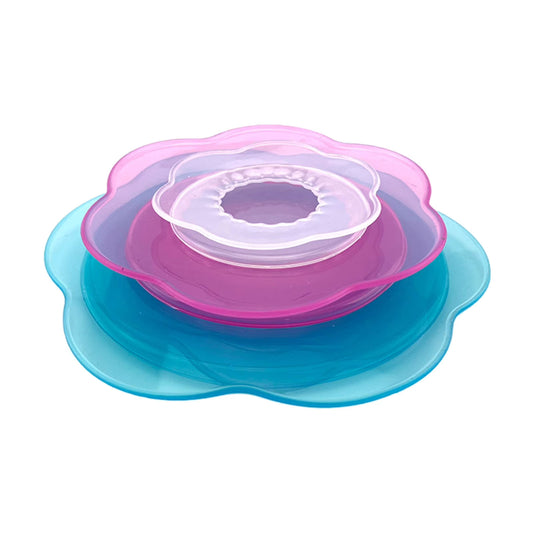 3 Pcs Fresh Preservation Case One Piece Multifunctional Petal Silicone