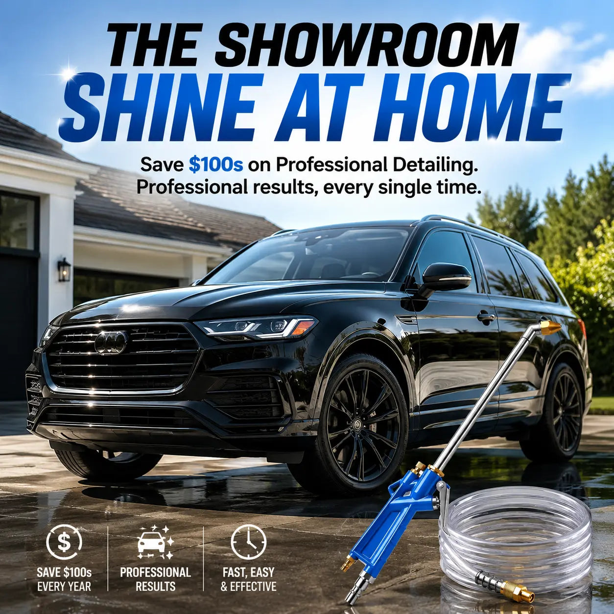 Pneumatic Air Blow Gun for Car Engine Cleaning