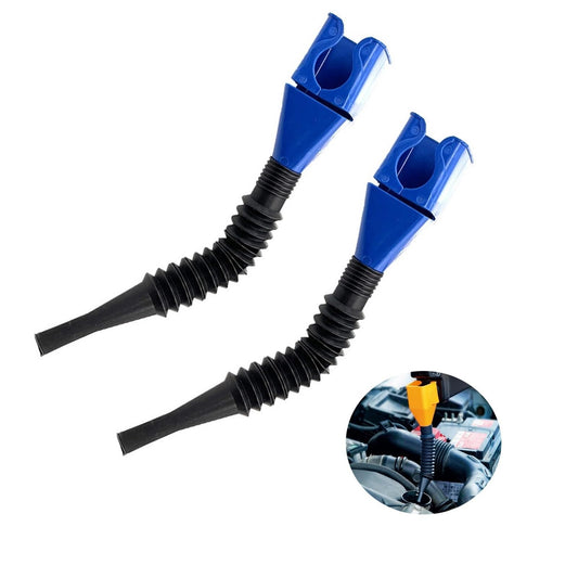 2 PCS Retractable Auto Flexible Draining Tool Snap Funnel